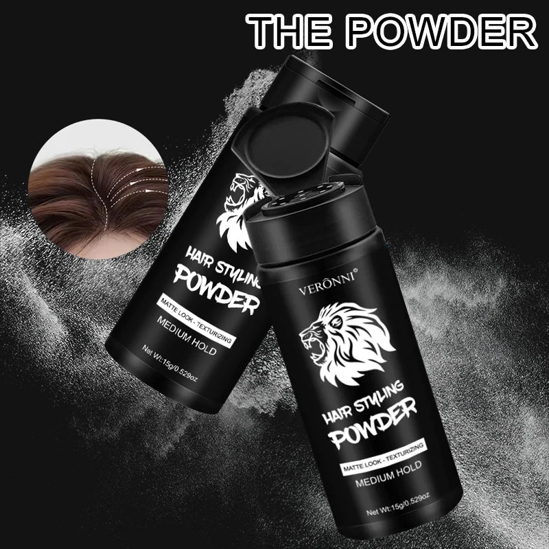 Volumizing Hair Powder for Men and Women, Oil Matte Styling Shaping Powder, No Washing Required